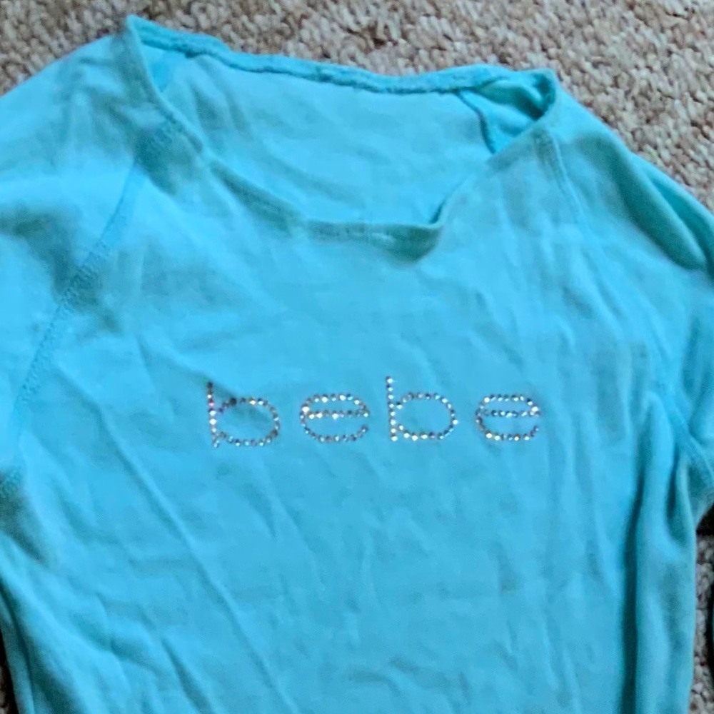 Bebe Shirt w/ Rhinestones